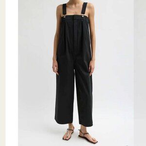 Tibi Bio Twill Overall Wide Leg Pant